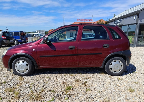 Opel Corsa cena 3350 przebieg: 184690, rok produkcji 2002 z Ożarów Mazowiecki małe 191